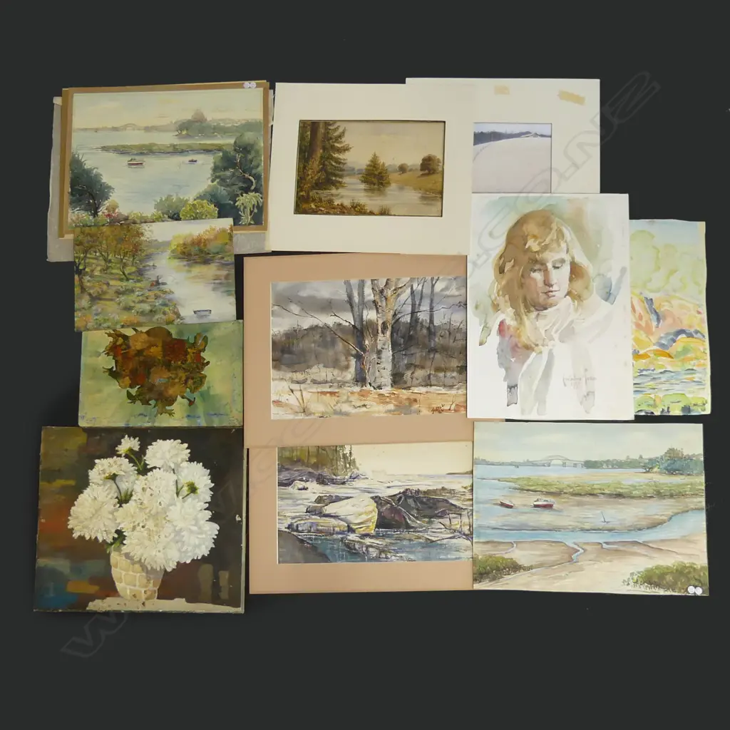 ASST. UNFRAMED PAINTINGS Image 1++