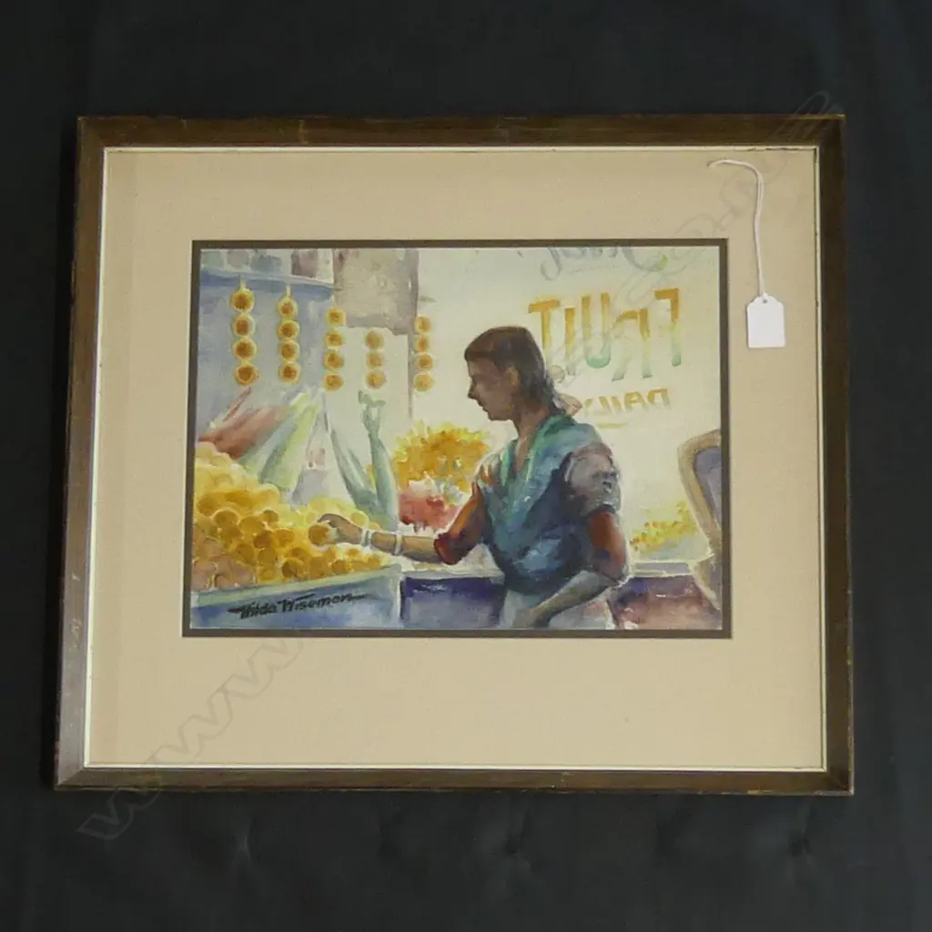 HILDA WISEMAN 'FRESH FRUIT DAILY' W/C 260x360mm Image 1++