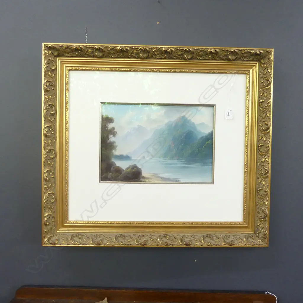 J. R. ATWOOD COLONIAL LANDSCAPE, PASTEL 260x380mm minor fault Image 1++
