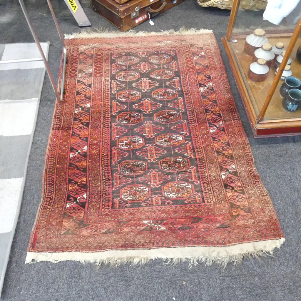 HAND KNOTTED ALL WOOL RUG  Image 1++