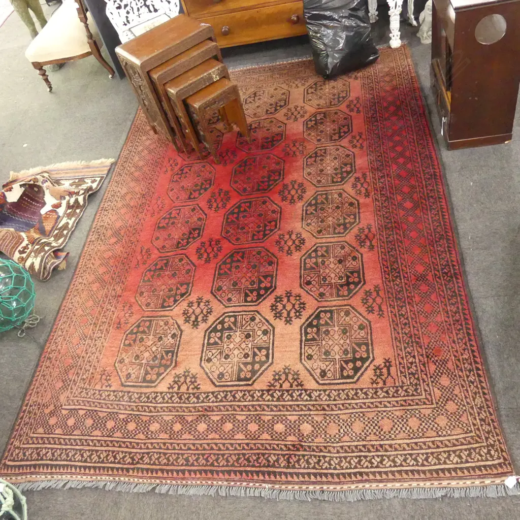 AFGHAN HAND KNOTTED RUG 2000 X 3000MM   - COMES WITH CERT. OF AUTHENTICITY Image 1++