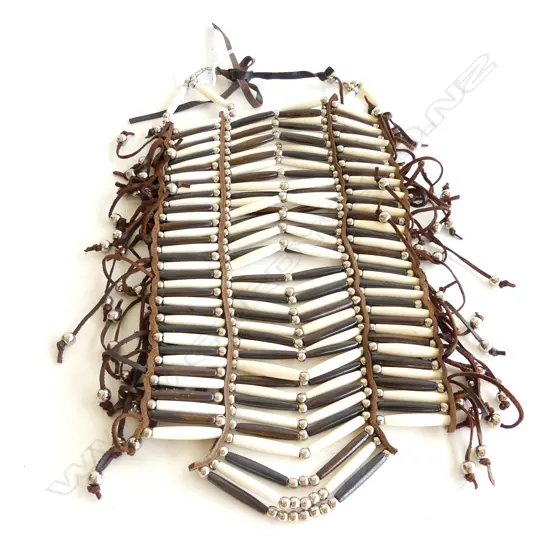 LARGE NATIVE AMERICAN BREAST PLATE 