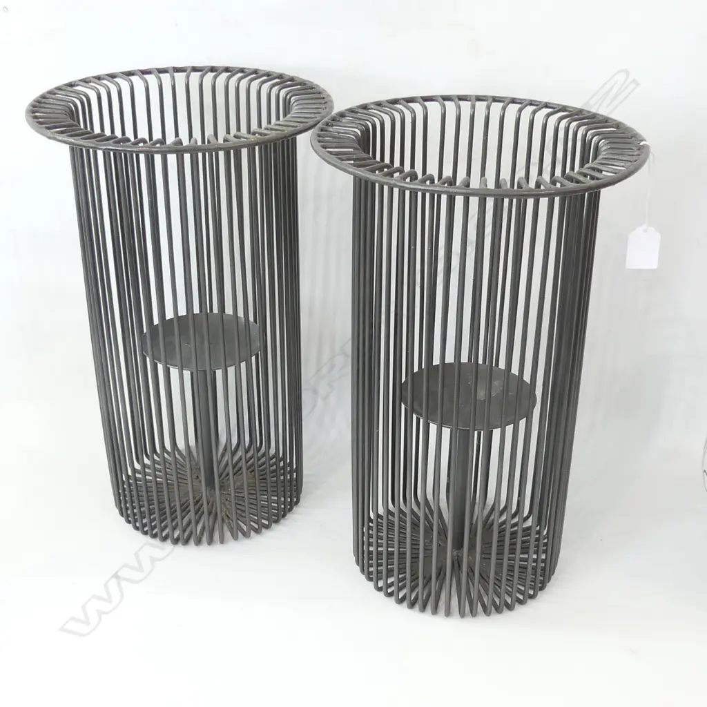 PR METAL WIRE CANDLE HOLDERS H.390mm Image 1++