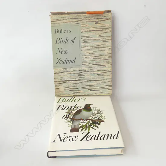 BULLER'S BIRDS OF NEW ZEALAND - IN CARDBOARD COVER (DAMAGED) BOOK IN GOOD COND. 