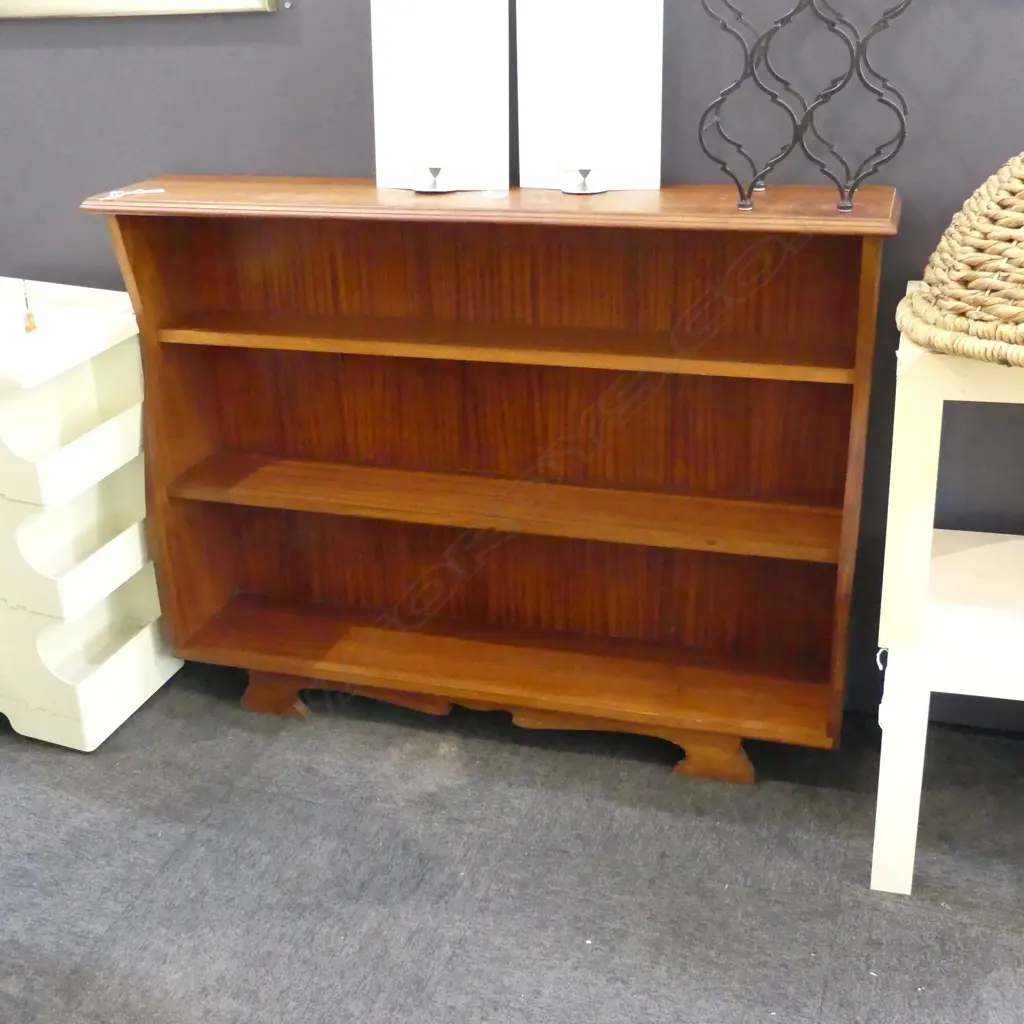 RETRO WOODEN BOOK SHELF L 1250MM  H 950MM Image 1++