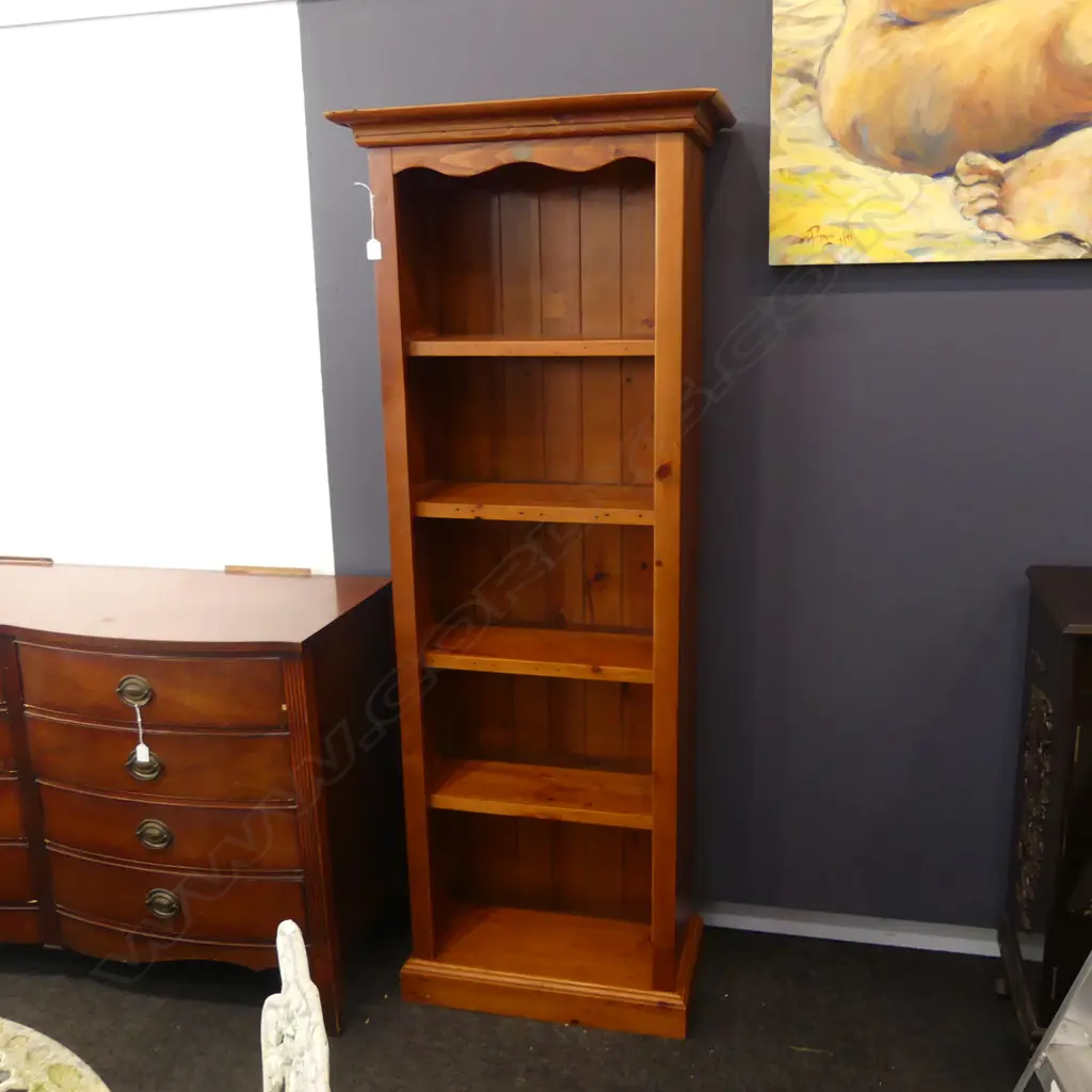 PINE BOOKCASE 700x370x1830mm Image 1++
