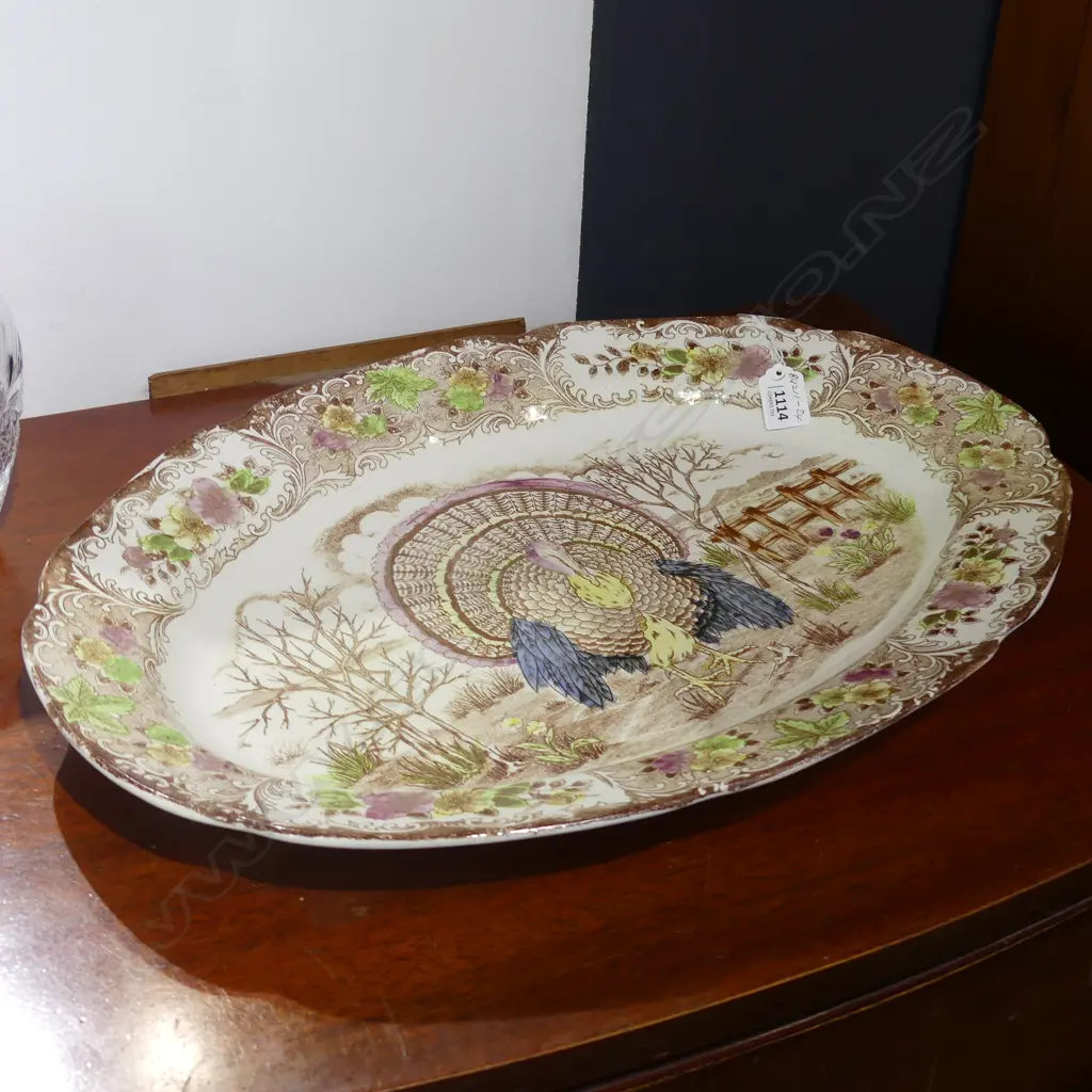 VINTAGE TURKEY PLATTER Image 1++