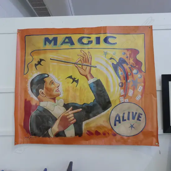LARGE CIRCUS BANNER 
