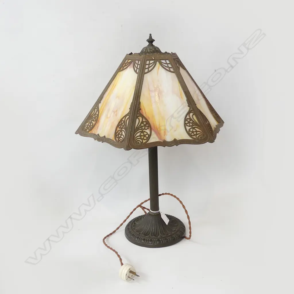 ANTIQUE MILLERS LAMP - WORKING H 600MM  ONE PANEL A./F Image 1++