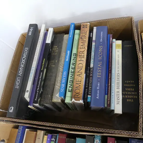 BOX OF ASST BOOKS