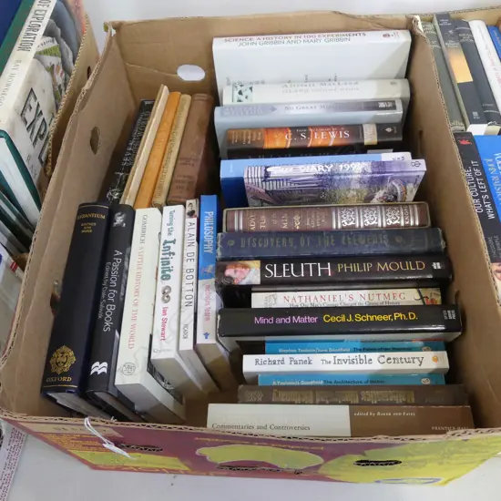 BOX OF ASST BOOKS