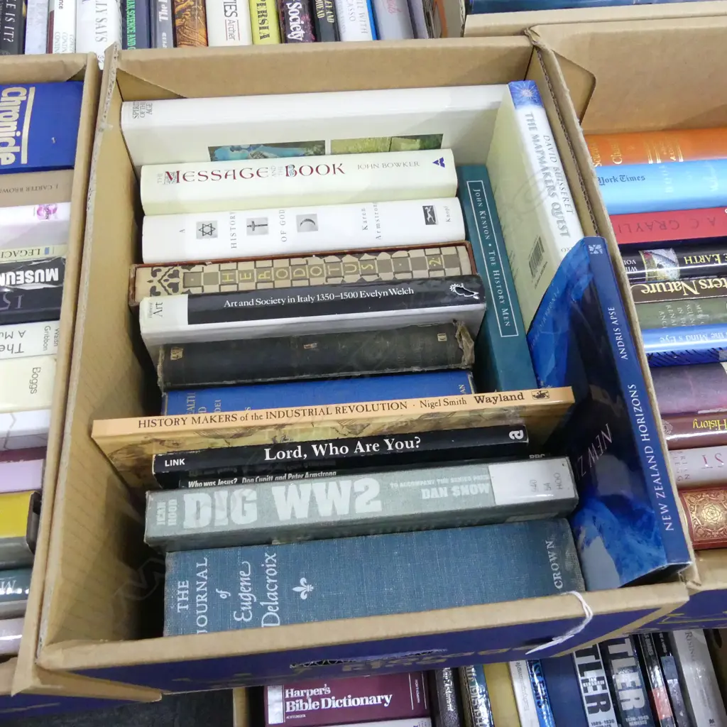 BOX OF ASST BOOKS Image 1++