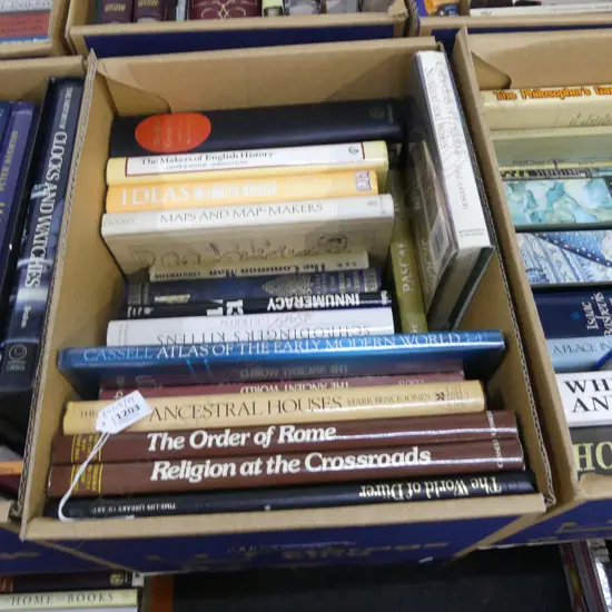 BOX OF ASST BOOKS