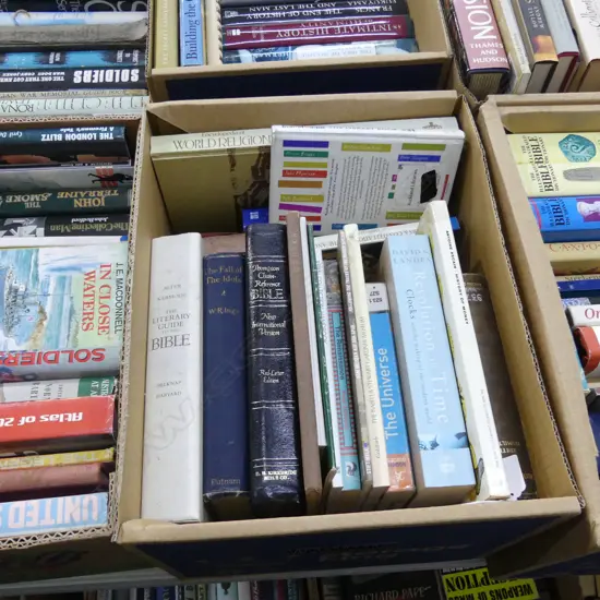 BOX OF ASST BOOKS