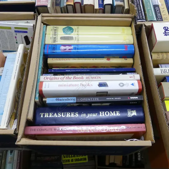 BOX OF ASST BOOKS