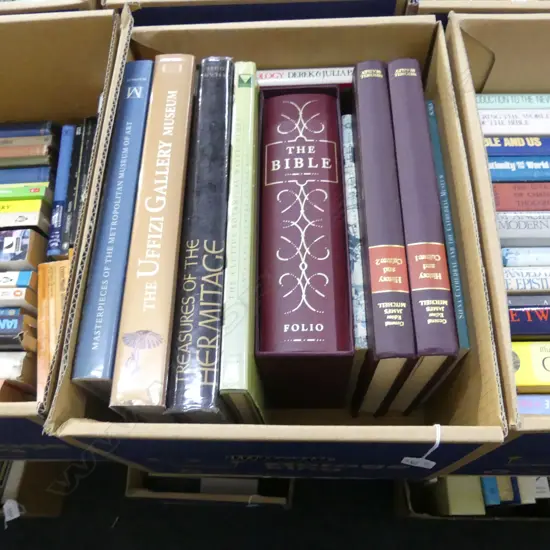 BOX OF ASST BOOKS