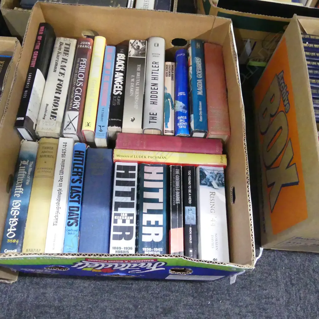 BOX LOT BOOKS; WWII GERMAN INTEREST Image 1++