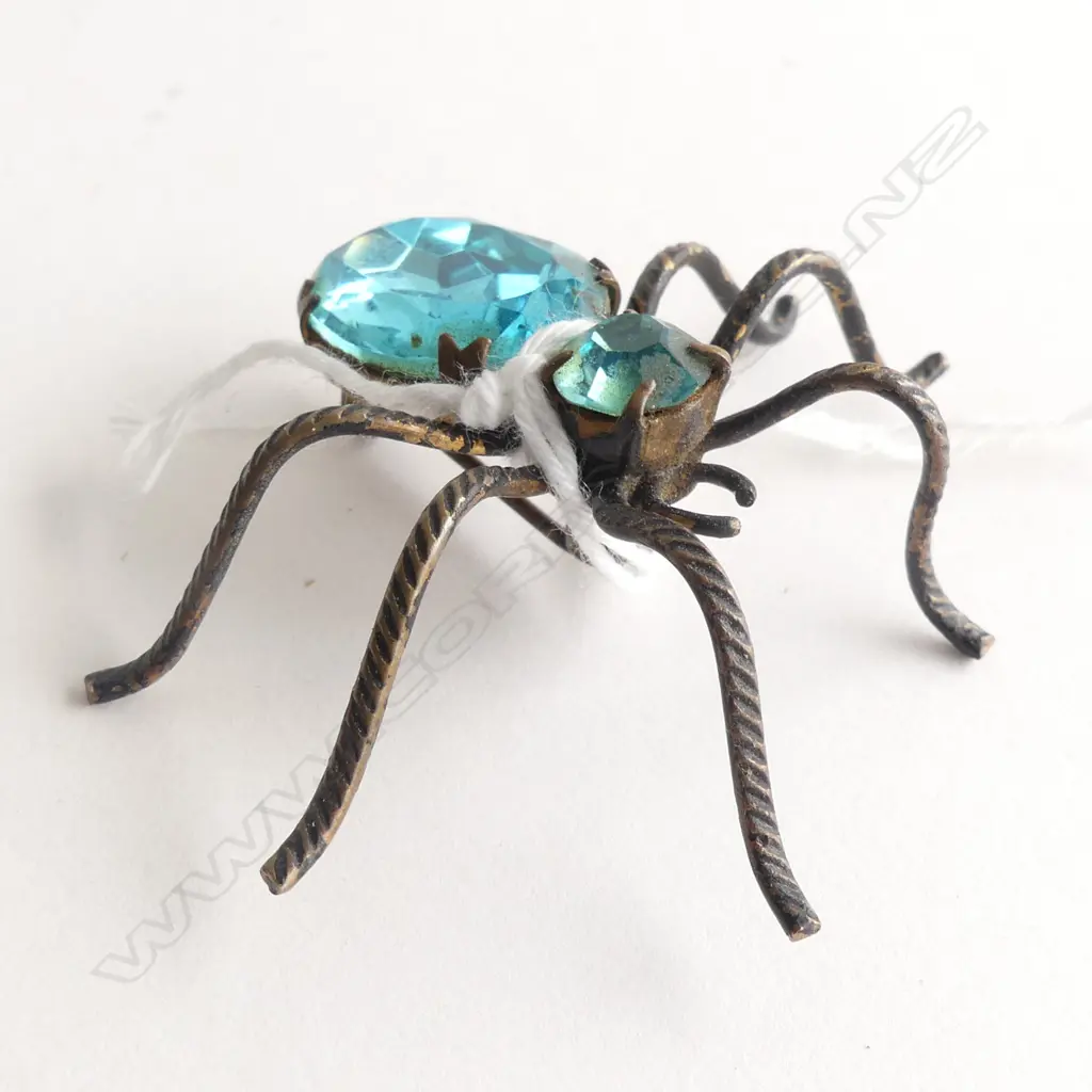 COSTUME SPIDER BROOCH H.40mm Image 1++