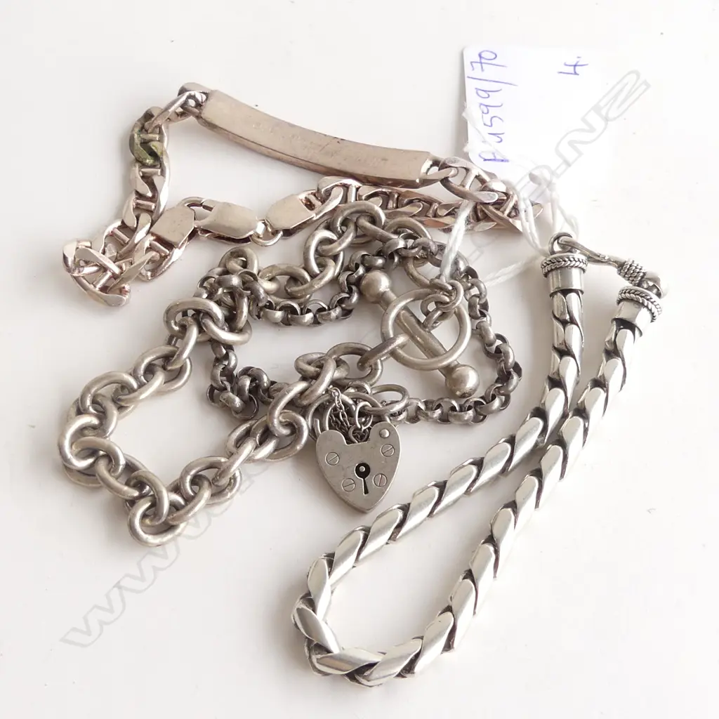 4 STG BRACELETS 85 GRAMS Image 1++
