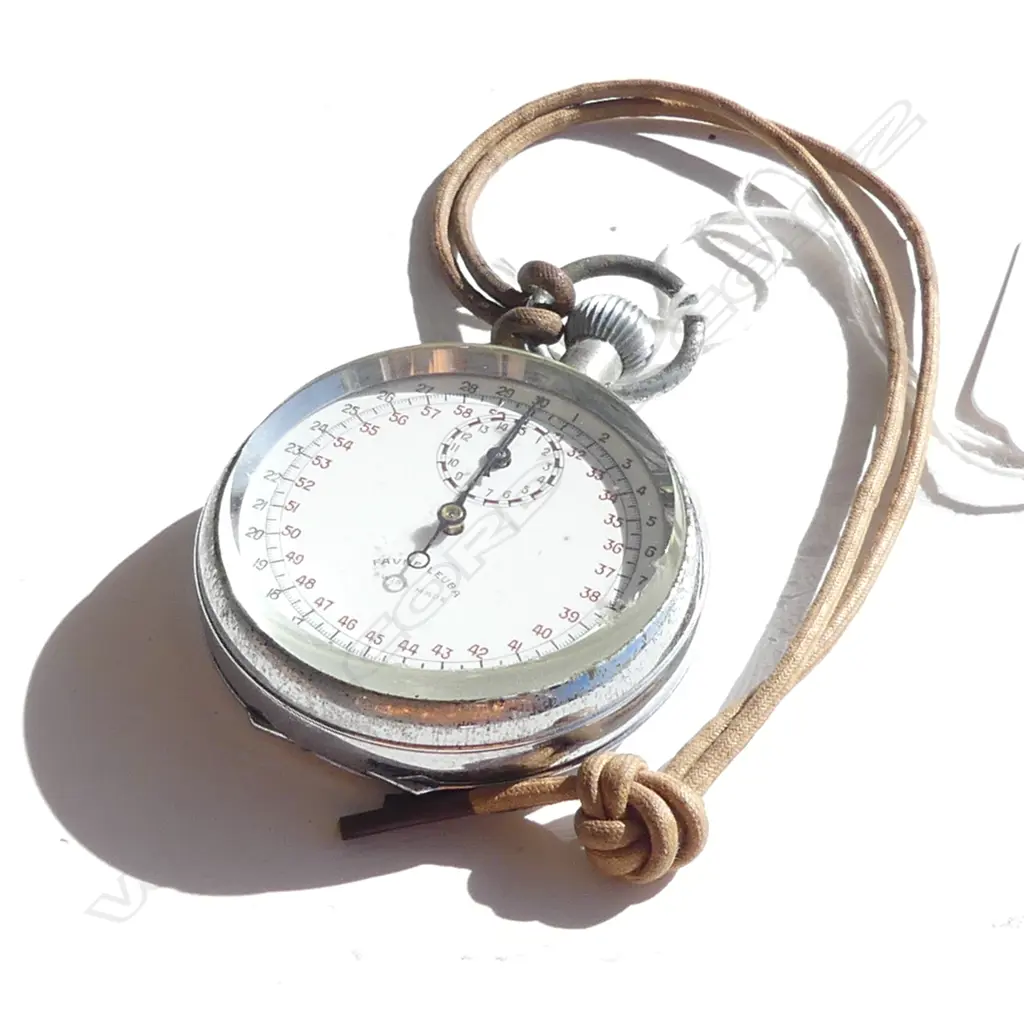 VINTAGE FAVRE-LEUBA POCKET STOP WATCH - WORKING  Image 1++