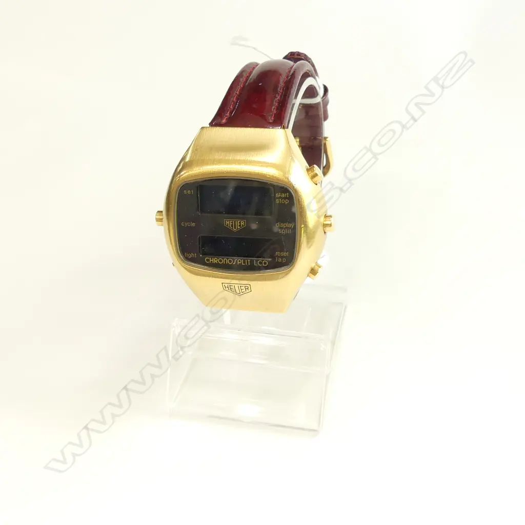 VINTAGE HEUER CHRONO SPLIT WATCH - NOT GOING Image 1++