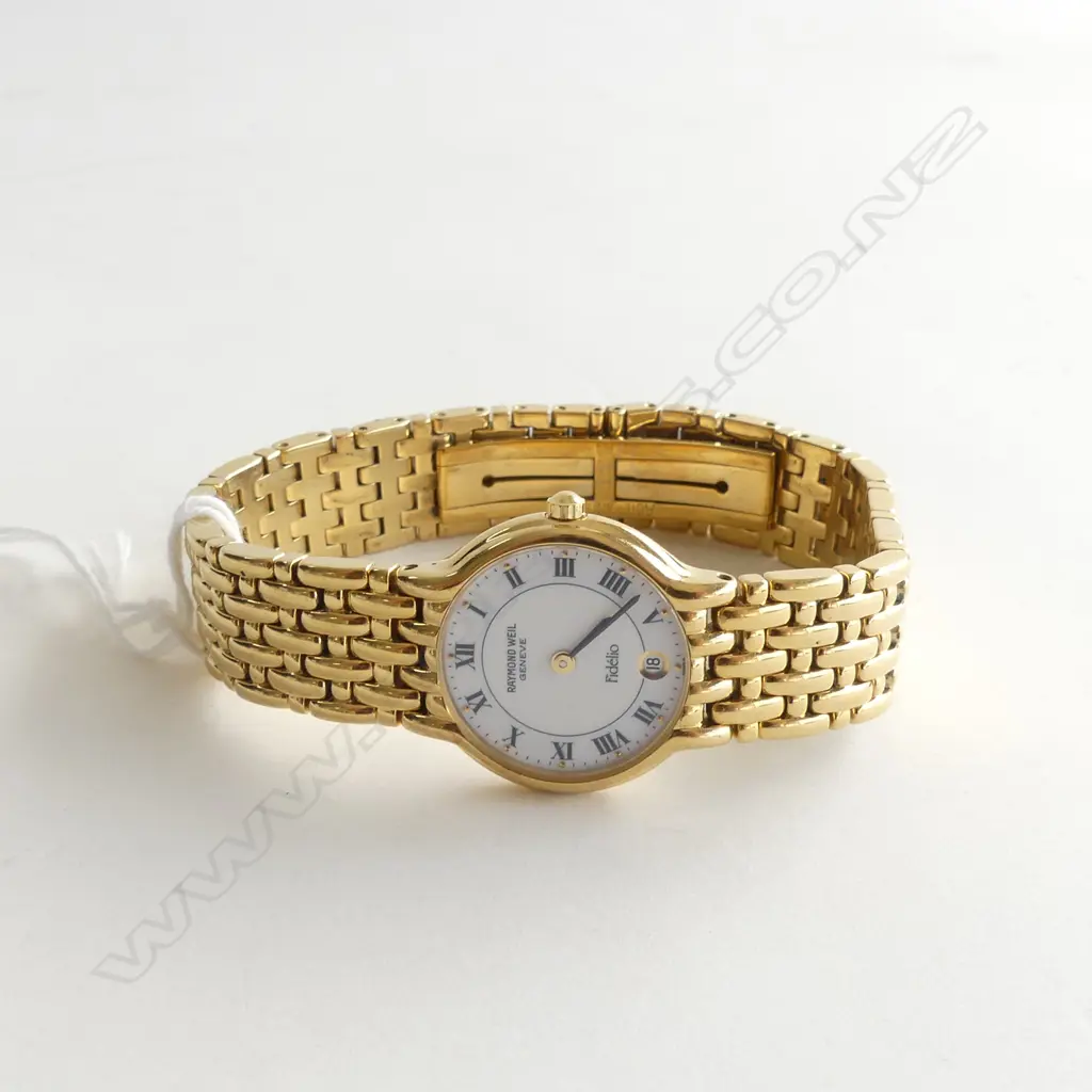 RAYMOND WEIL 18K GOLD PLATED LADIES WRISTWATCH Image 1++