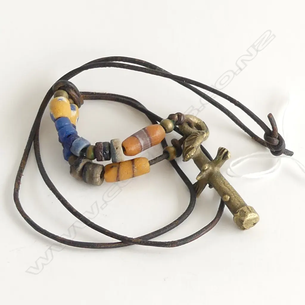ASHANTI GOLD WEIGHT FIGURE AS A PENDANT. H.60mm Image 1++