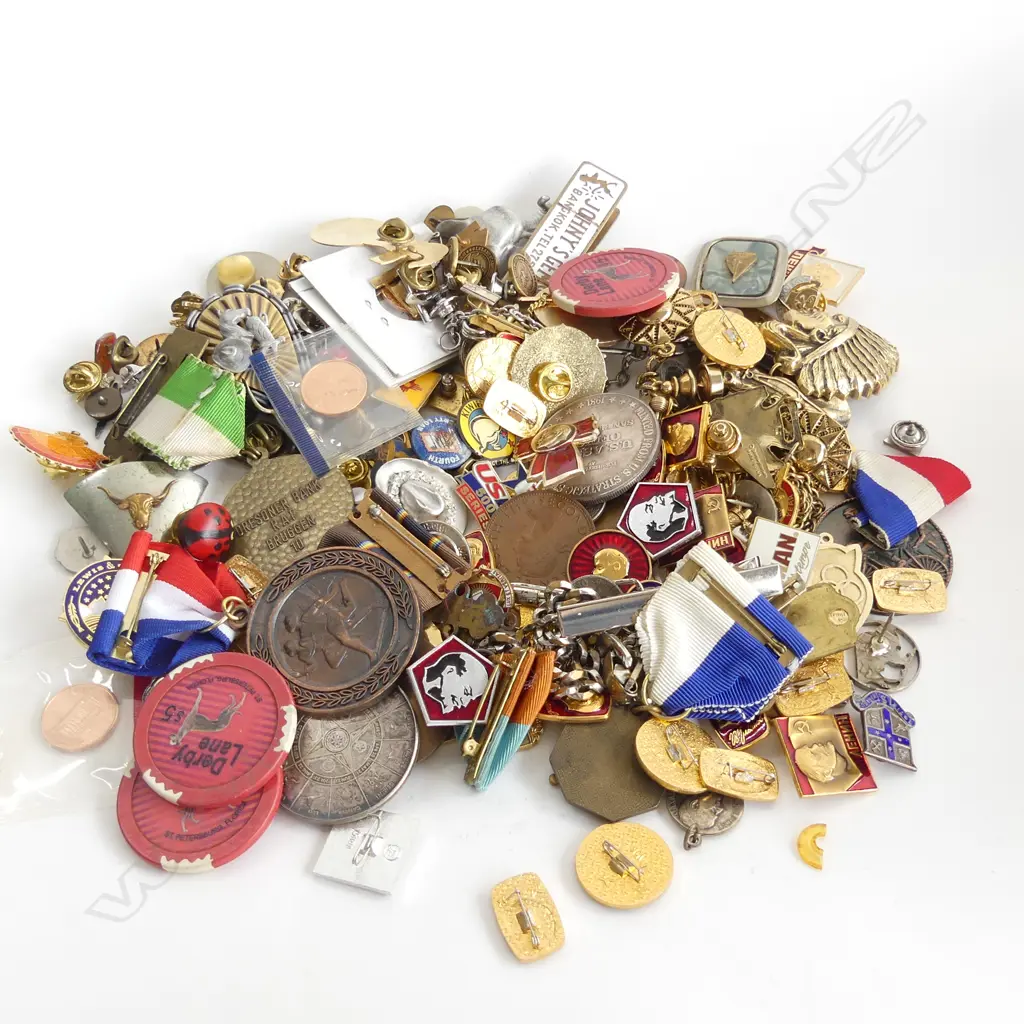 ASST. AMERICAN BADGES & PINS ETC Image 1++