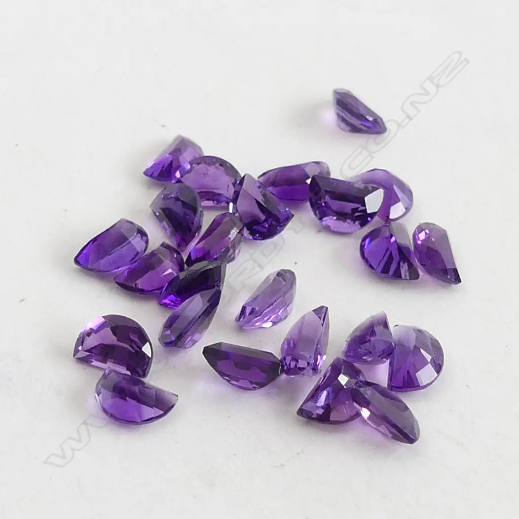 BAG 2CT AMETHYST - HALF ROUND, ALL SAME SIZE  Image 1++