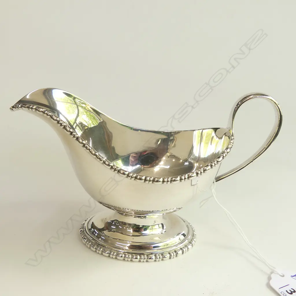STG SILVER SAUCE BOAT 133 GRAMS CHESTER 1923 Image 1++