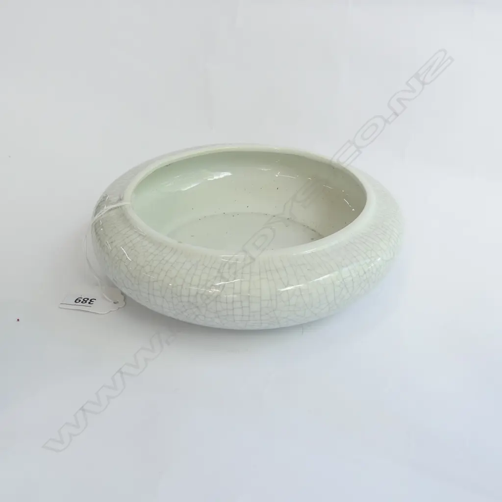 CHINESE CRACKLE GLAZE PORCELAIN WASHER DIA 190MM Image 1++