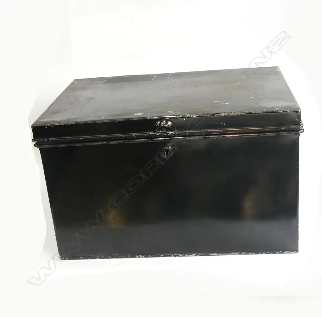 BLACK PAINTED METAL BOX W.410mm Image 1++