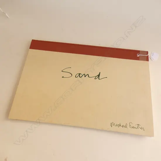 MICHAEL SMITHER 'SAND' LTD. ED. ARTISTS BOOK 70/400 SIGNED & DATED 87 435x305mm