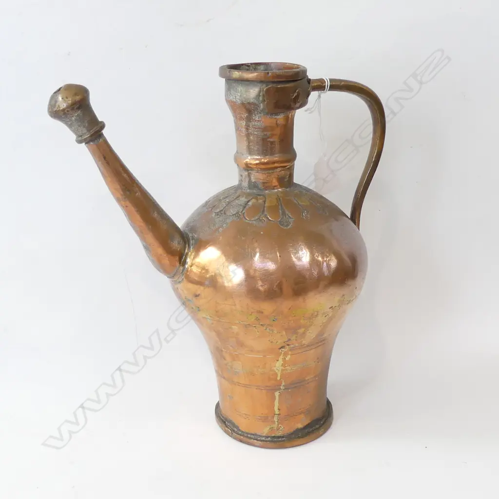 VINTAGE COPPER MIDDLE EASTERN JUG H.280mm Image 1++