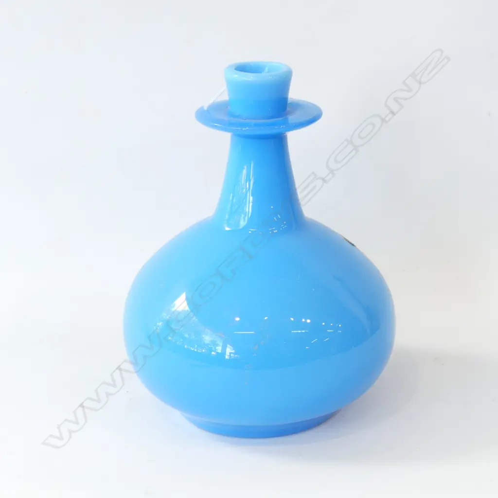 SWEDISH BLUE BODA GLASS VASE H.210mm Image 1++