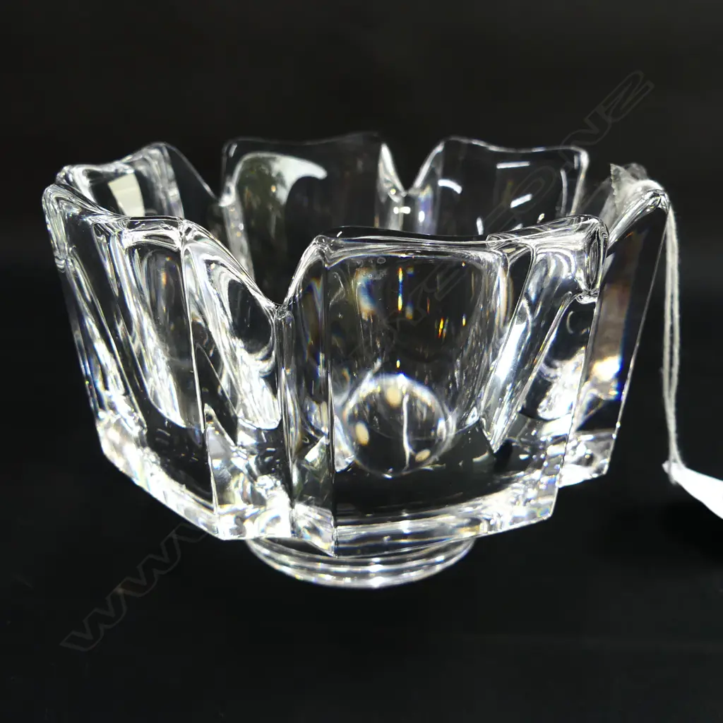 SM ORREFORS GLASS BOWL DIA 114MM Image 1++