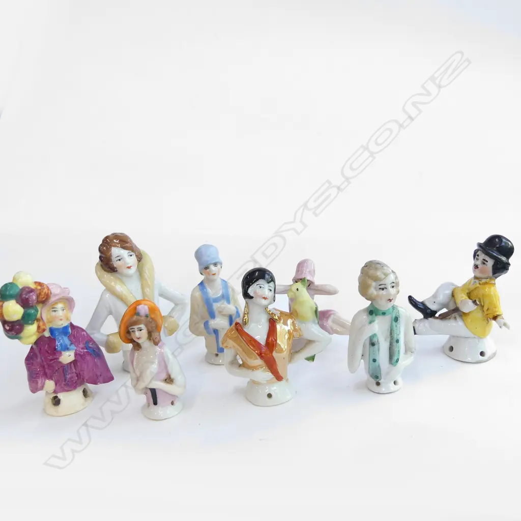 7 HALF DOLLS + CHARLIE CHAPLIN  Image 1++