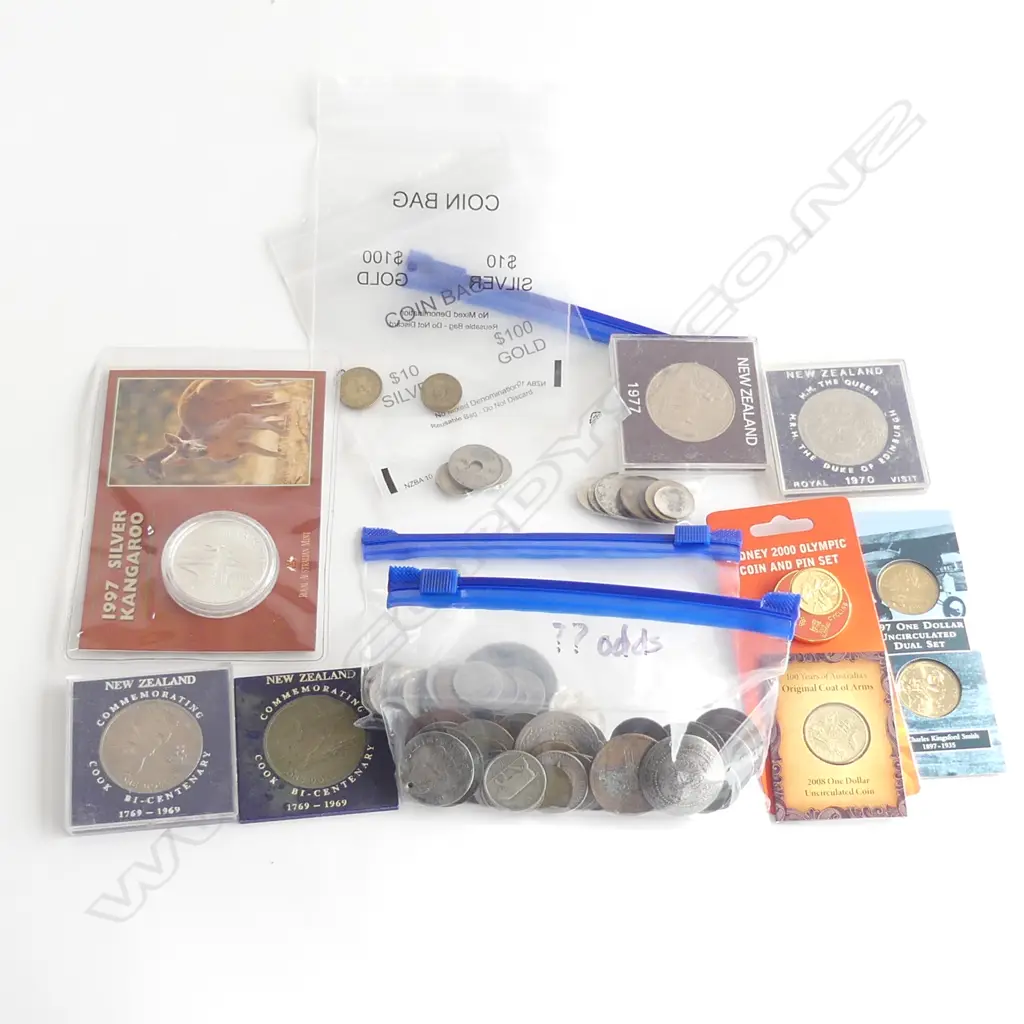COLLECTION OLD WORLD COINAGE ('17 odds') + 1997 SILVER KANGAROO ETC Image 1++