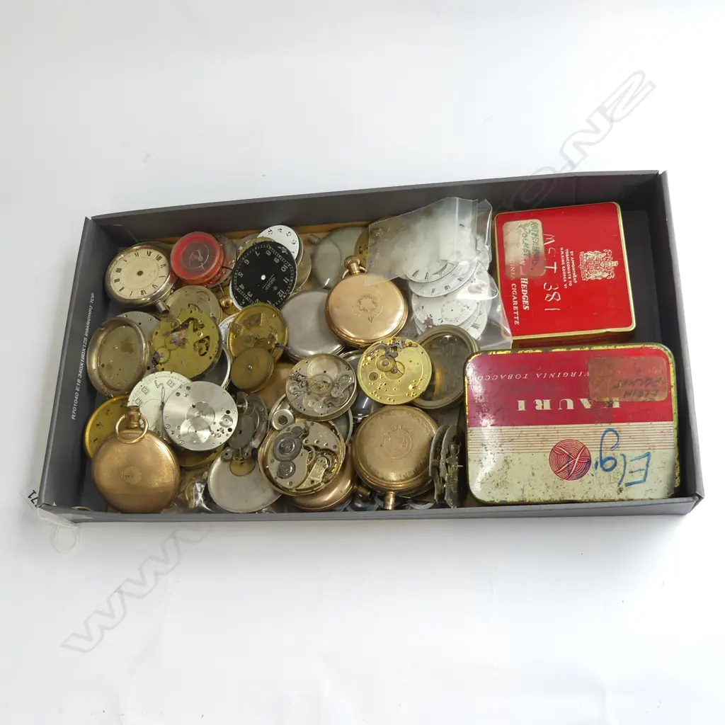 ANTIQUE POCKET WATCH PARTS; CASES, FACES, MOVEMENTS ETC Image 1++
