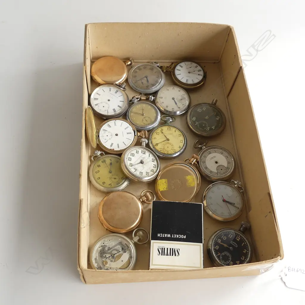 ASST. ANTIQUE POCKET / STOP WATCHES Image 1++