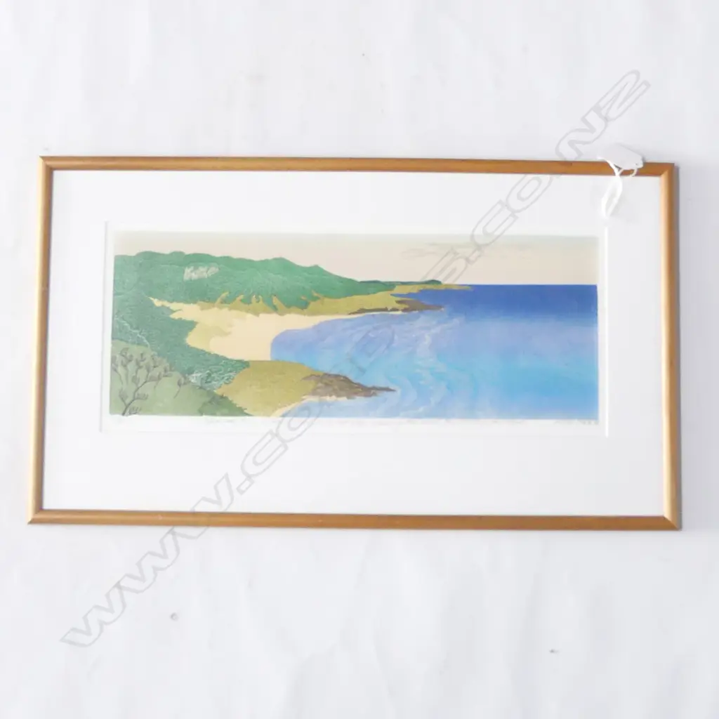 ALLAN GALE 'WHEN WAS IT...' PRINT 73/90 SIGNED & DATED 96 150x400mm Image 1++
