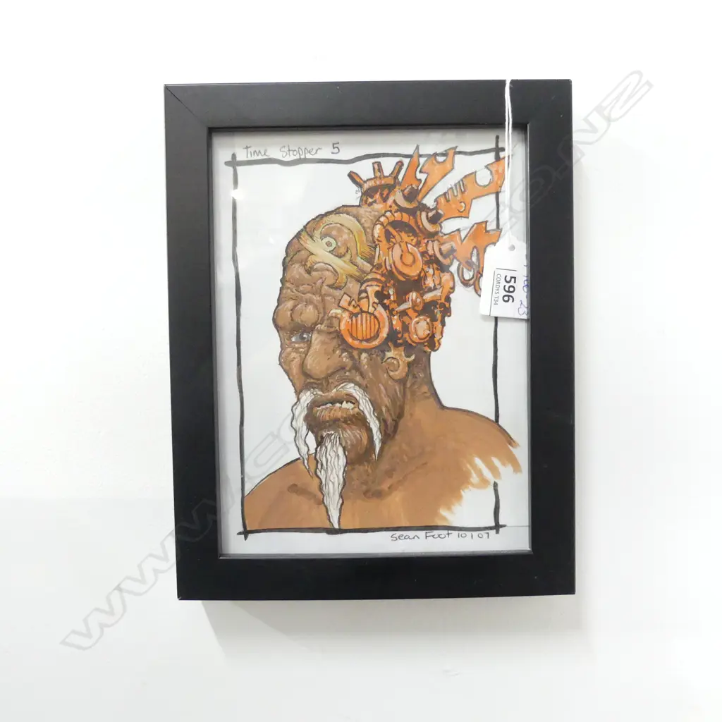 SEAN FOOT FRAMED TIME STOPPER 5 ARTWORK 140 X 190MM Image 1++