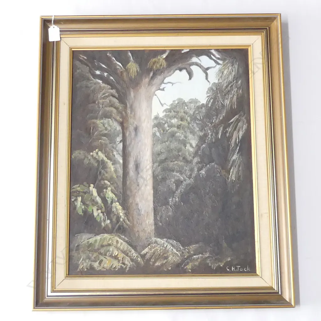 C. H. JACK 'TANE MAHUTA WAIPOUA FOREST' OIL 495x395mm Image 1++