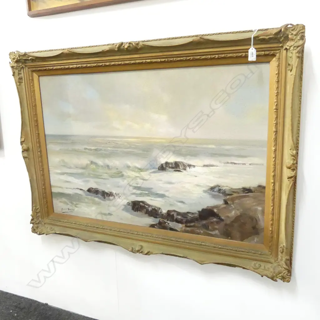ERROL BOYLEY  (SOUTH AFRICA 1918-2007) SEASCAPE OIL ON BOARD, SIGNED 880 X 580MM  Image 1++