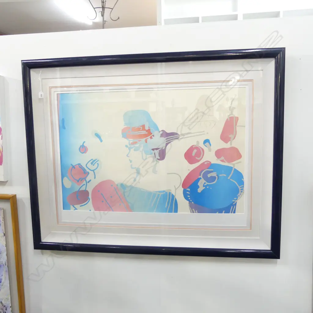 LGE PRINT SIGNED MAX 1983 660x1015mm... Image 1++