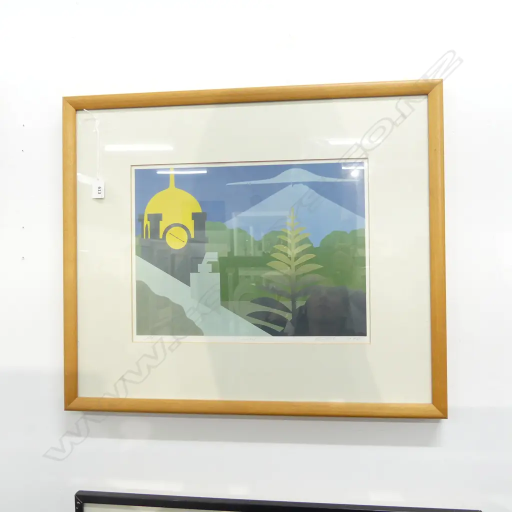 TOM MUTCH 'DAWN' SCREENPRINT A/P SIGNED & DATED 1990 300x395mm Image 1++