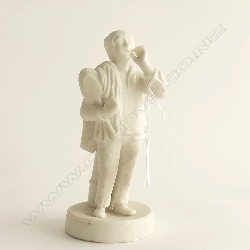 VICTORIAN PARIAN FIGURE LONDON CRIES CHIMNEY SWEEP ? H.170mm Image 1++