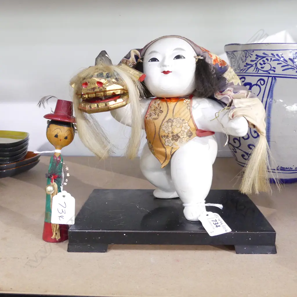 2 OLD JAPANESE DOLLS SIGNED  Image 1++