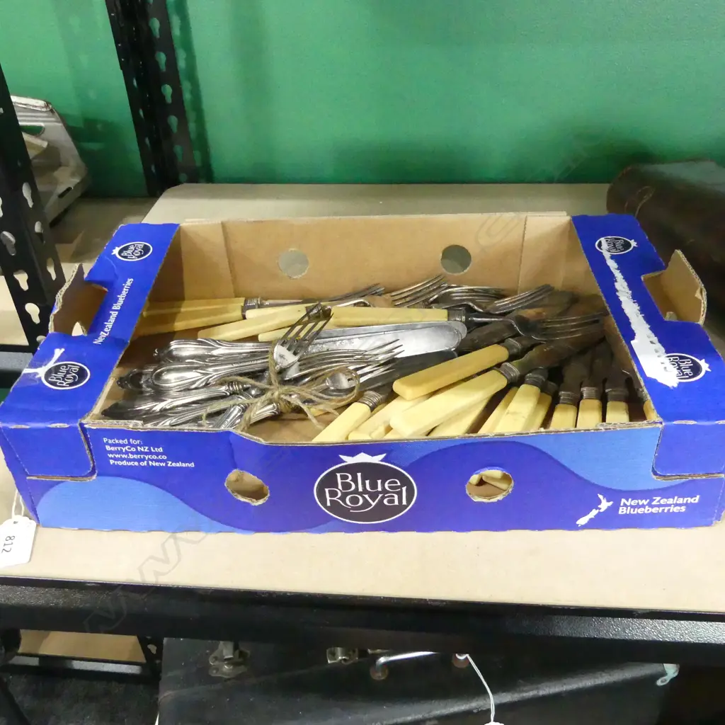 BOX ASST FISH KNIVES & FORKS + EPNS KNIVES & FORKS Image 1++