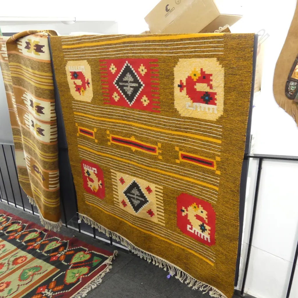 LARGE FLAT WEAVE RUG 2800x1060mm Image 1++